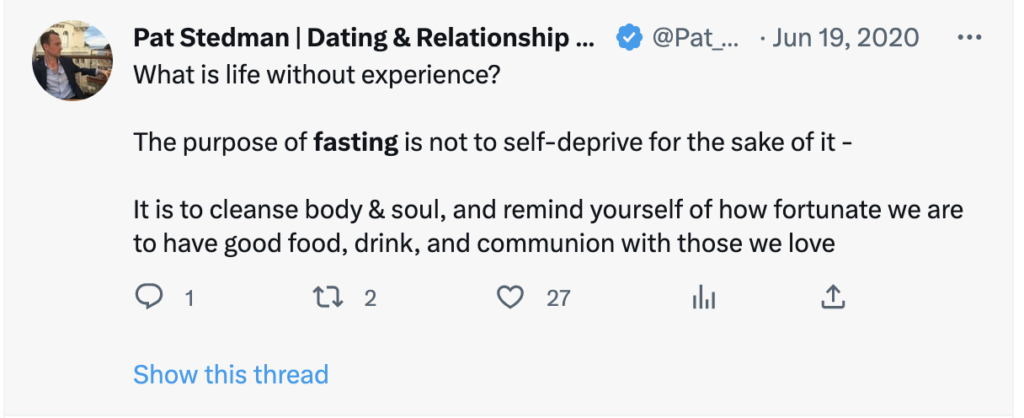 fasting