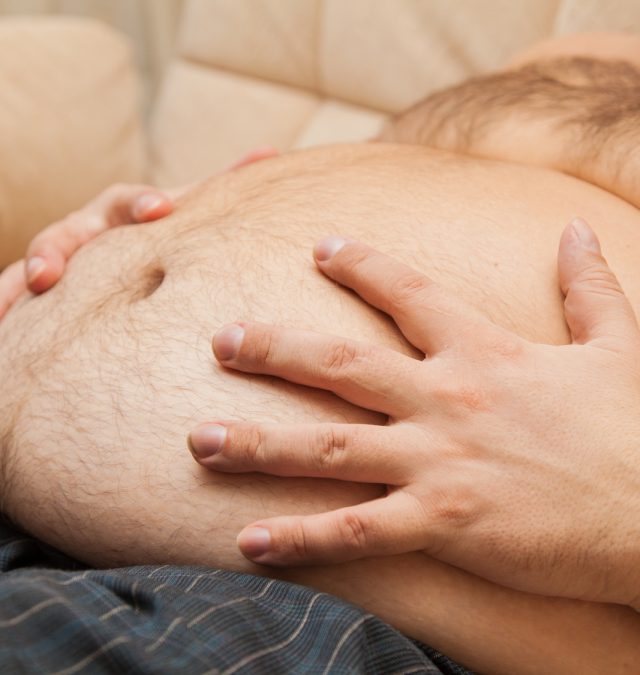 belly fat man obesity epidemic hormesis